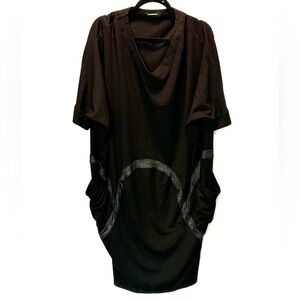 Alembika Dress Black with Shimmer SzL